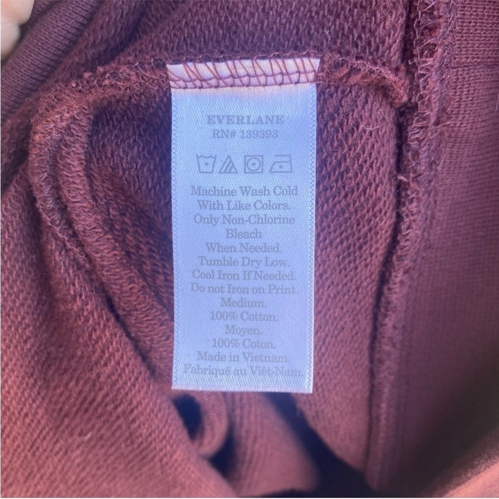 Everlane Teddy Oversized Crew Sweatshirt - Picture 3 of 4